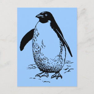 Happy Penguin Postkarte