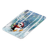 Happy Penguin - Weihnachten Magnet (Linke Seite)