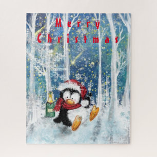 Happy Penguin - Weihnachten Puzzle