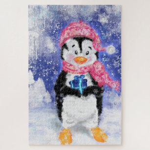 Happy Penguin - Weihnachten Puzzle