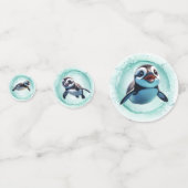 Happy Penguins Table Confetti Konfetti (Vorderseiten)