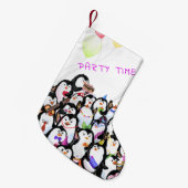 Happy Penguins Weihnachts-Strumpf Kleiner Weihnachtsstrumpf (Vorderansicht (hängend))