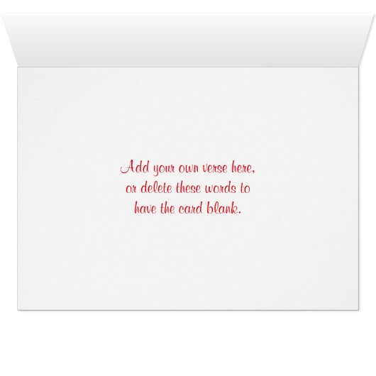 Happy Penguins Weihnachtskarte (Innenansicht Horizontal (Unten))