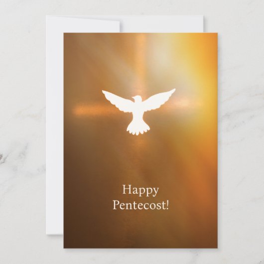 Happy Pentecost Feiertagskarte (Vorderseite)