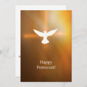 Happy Pentecost Feiertagskarte (Vorne/Hinten)