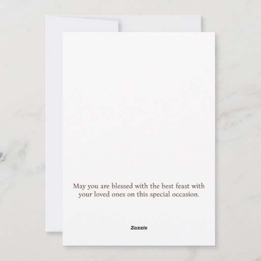 Happy Pentecost Feiertagskarte (Rückseite)