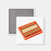 Happy People Eat Bacon Magnet (Vorderseite/Rückseite)