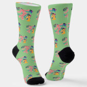 Happy People Lime Green New Socken (Gewinkelt)