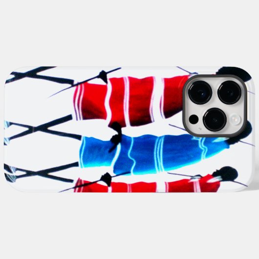 Happy People Maasai Warriors Walking Art Print Case-Mate iPhone Hülle (Rückseite (Horizontal))
