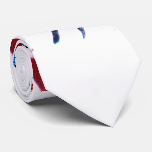 Happy People Maasai Warriors Walking Art Print Krawatte (Gerollt)