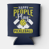 Happy People Play Pickleball Funny Pickleball Dosenkühler (Vorderseite)