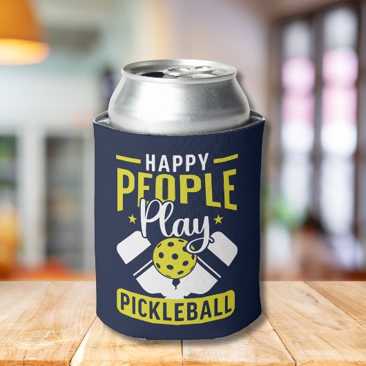 Happy People Play Pickleball Funny Pickleball Dosenkühler