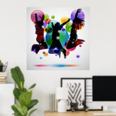 Happy People Poster (Heimbüro)