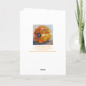 Happy Pepperday Yellow Bell Pepper Happy Birthday Karte (Rückseite)