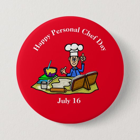 Happy Personal Koch Day Button (Vorderseite)
