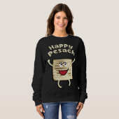 Happy Pesach Passover Jewish Holiday Hebrew Yiddis Sweatshirt (Vorne ganz)