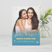 Happy Pessach. Benutzerdefinierte Flachbild-Karte Karte (Stehend Vorderseite)