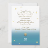 Happy Pessach. Benutzerdefinierte Flachbild-Karte Karte (Rückseite)