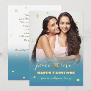 Happy Pessach. Benutzerdefinierte Flachbild-Karte Karte