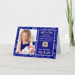 Happy Pessach. Benutzerdefiniertes Foto Karte