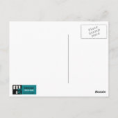 Happy Pessach. Frühlingsblühende Baum Postkarte (Rückseite)