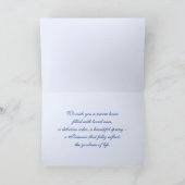 Happy Pessach. Star von David und Kiddush Cup Card Karte (Innenseite)