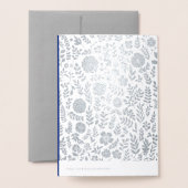 Happy Pessach. Star von David und Kiddush Folienkarte (Rückseite mit Umschlag)