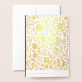 Happy Pessach. Star von David und Kiddush Folienkarte (Rückseite mit Umschlag)