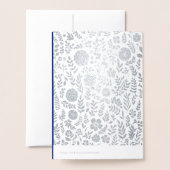 Happy Pessach. Star von David und Kiddush Folienkarte (Rückseite mit Umschlag)