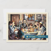 Happy Pessach. Vintage Pessach-Senderkarte Karte (Vorderseite)