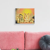 Happy Pet Artwork Leinwanddruck (Insitu (Wohnzimmer))
