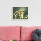 Happy Pet Artwork Leinwanddruck (Insitu (Wohnzimmer))