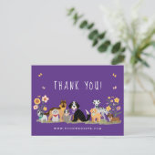 Happy Pet Family Pet Care, Grooming danke Postkarte (Stehend Vorderseite)