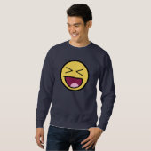 Happy Phantastisch Face Dark Sweatshirt (Vorne ganz)