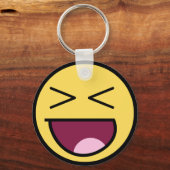 Happy Phantastisch Face Schlüsselanhänger (Vorderseite)