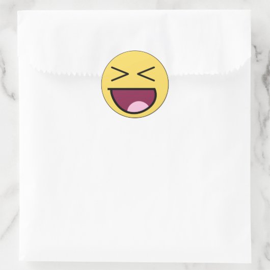 Happy Phantastisch Face Sticker (Tasche)