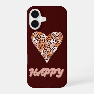 HAPPY phone case iPhone 16 Hülle