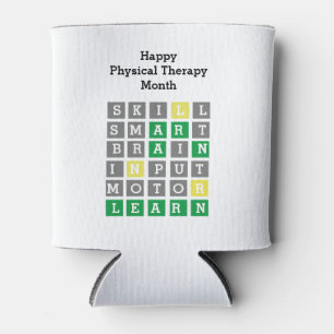 Happy Physical Therapy Monat Custom Wordle Dosenkühler