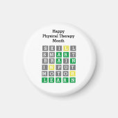 Happy Physical Therapy Monat Custom Wordle Magnet (Vorne)