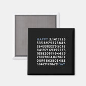 Happy Pi Day 100 Digits Math Geek Funny Pi Day Mem Magnet (Vorderseite/Rückseite)