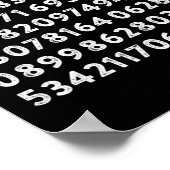 Happy Pi Day 100 Digits Math Geek Funny Pi Day Mem Poster (Ecke)