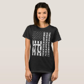 Happy Pi Day American Flag Kids Math Teachers Stud T-Shirt (Vorne ganz)