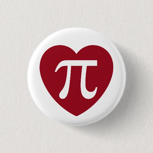 Happy Pi Day Button (Vorderseite)