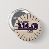 Happy Pi Day Button (Vorne & Hinten)