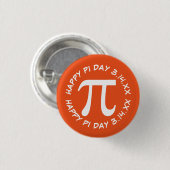 Happy Pi Day Button (Vorne & Hinten)