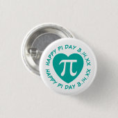 Happy Pi Day Button (Vorne & Hinten)
