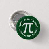 Happy Pi Day Button (Vorne & Hinten)