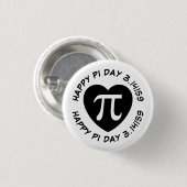 Happy Pi Day Button (Vorne & Hinten)