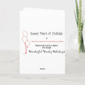 Happy Pi Day Card ~ März 14 Karte (Rückseite)