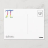 Happy Pi Day | Celebrate Postkarte (Rückseite)